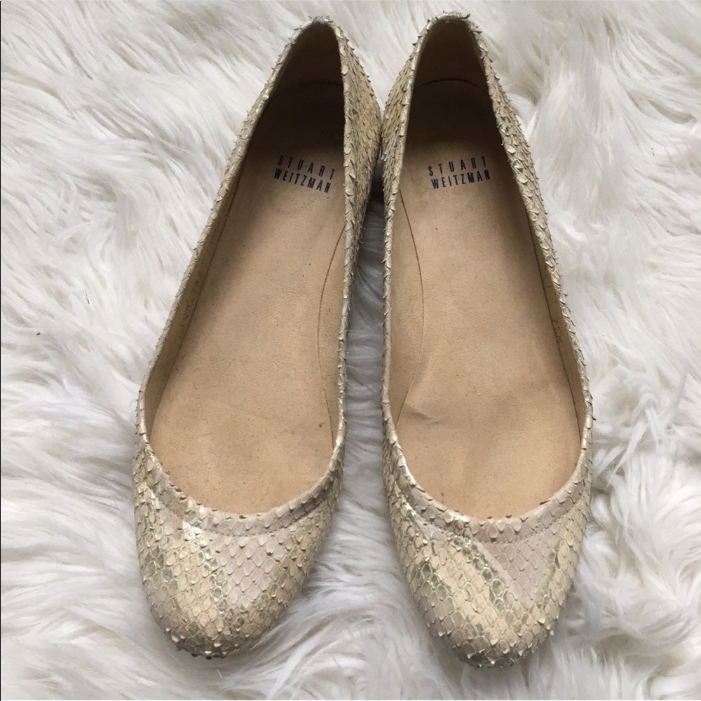Stuart Weiztman Snake Ballet Flats - image 1